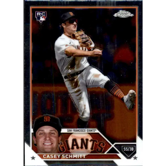 2023 Topps Chrome Update #USC169 Casey Schmitt NM-MT RC Rookie San Francisco Giants Baseball Card - Baseball Card Single