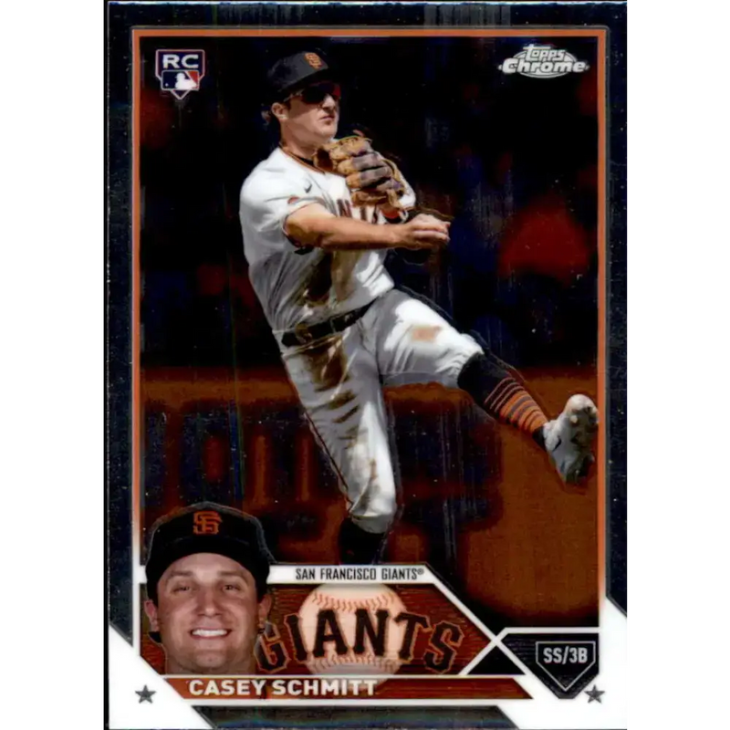 2023 Topps Chrome Update #USC169 Casey Schmitt NM-MT RC Rookie San Francisco Giants Baseball Card - Baseball Card Single