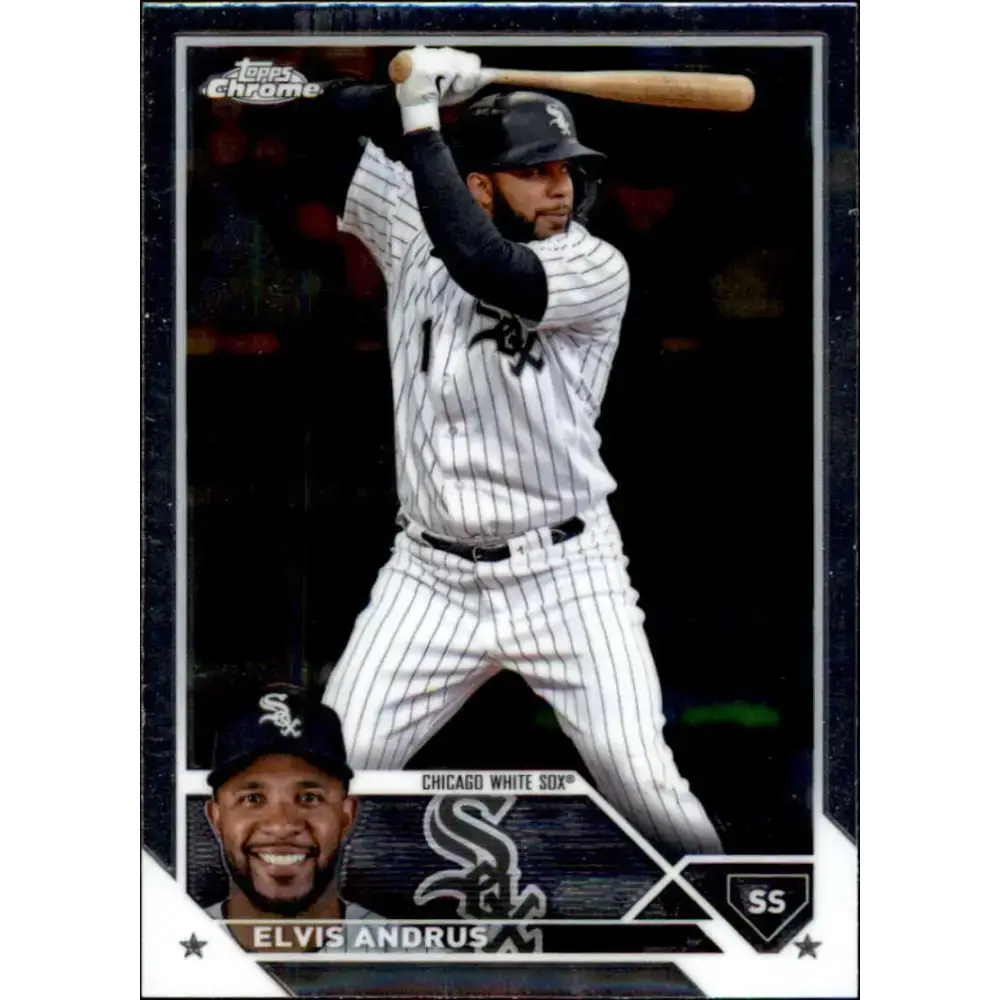 2023 Topps Chrome Update #USC182 Elvis Andrus NM-MT Chicago White Sox Baseball Card - Baseball Card Single