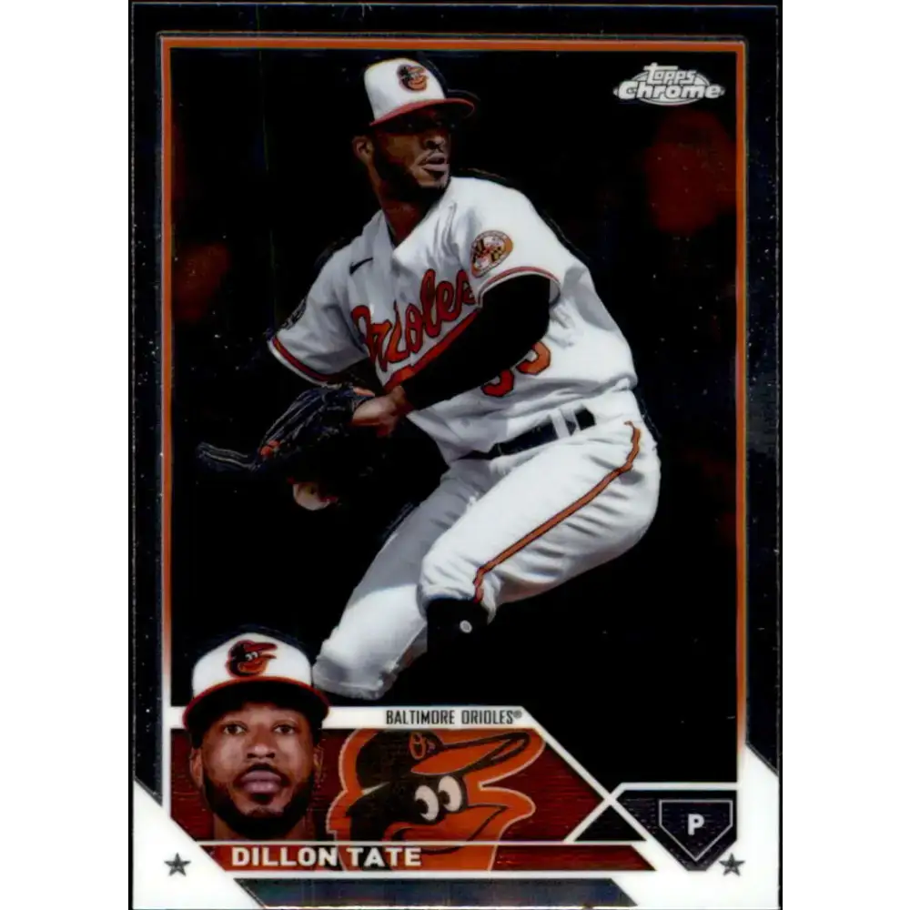 2023 Topps Chrome Update #USC187 Dillon Tate NM-MT Baltimore Orioles Baseball Card - Baseball Card Single