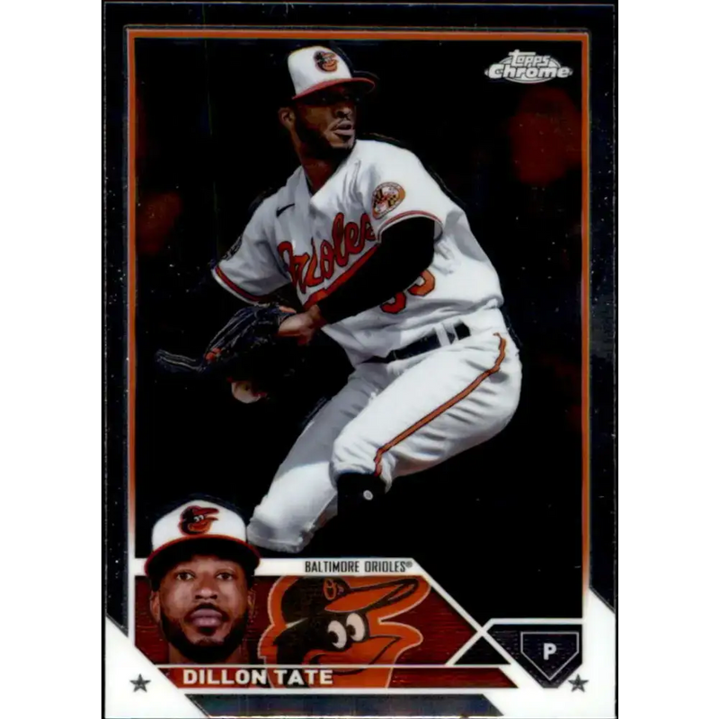 2023 Topps Chrome Update #USC187 Dillon Tate NM-MT Baltimore Orioles Baseball Card - Baseball Card Single
