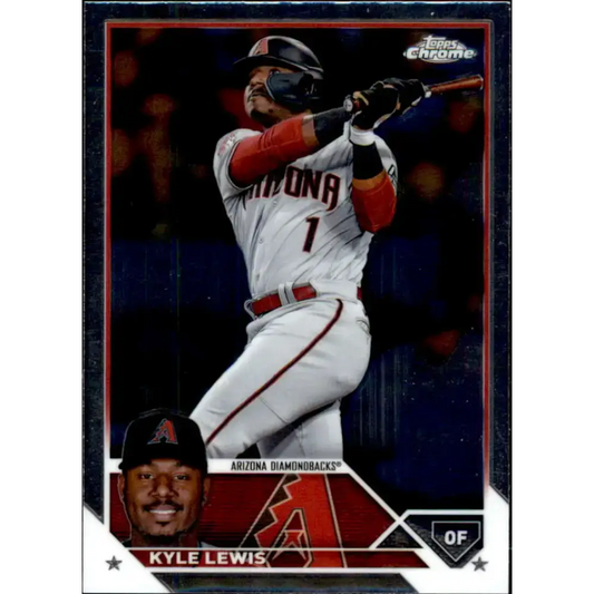 2023 Topps Chrome Update #USC191 Kyle Lewis NM-MT Arizona Diamondbacks Baseball Card - Baseball Card Single