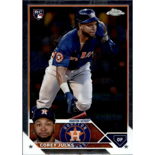2023 Topps Chrome Update #USC193 Corey Julks NM-MT RC Rookie Houston Astros Baseball Card - Baseball Card Single