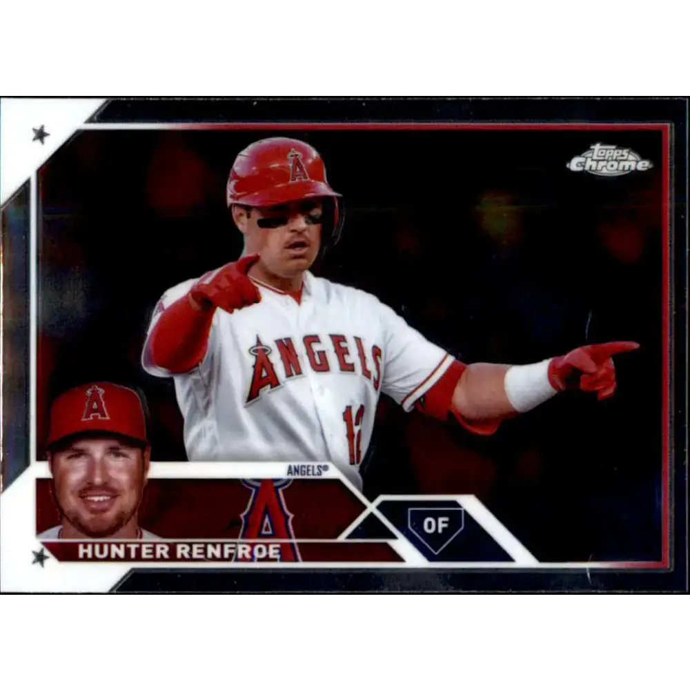 2023 Topps Chrome Update #USC198 Hunter Renfroe NM-MT Los Angeles Angels Baseball Card - Baseball Card Single