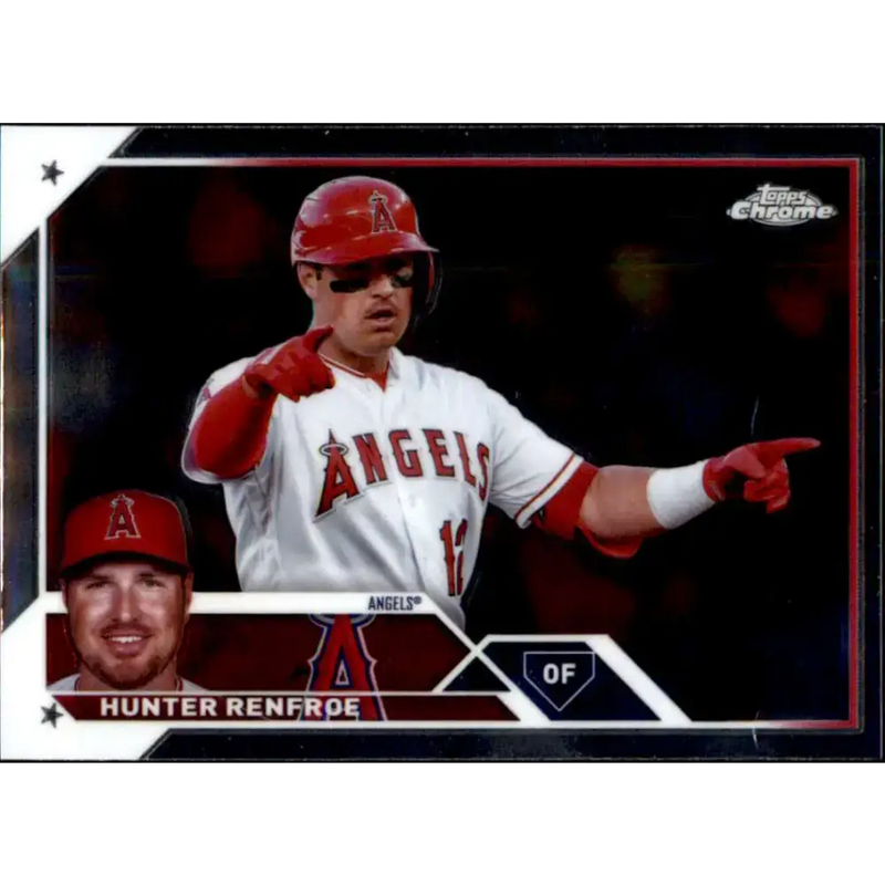 2023 Topps Chrome Update #USC198 Hunter Renfroe NM-MT Los Angeles Angels Baseball Card - Baseball Card Single