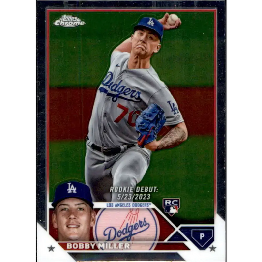 2023 Topps Chrome Update #USC199 Bobby Miller NM-MT Los Angeles Dodgers Baseball Card - Baseball Card Single