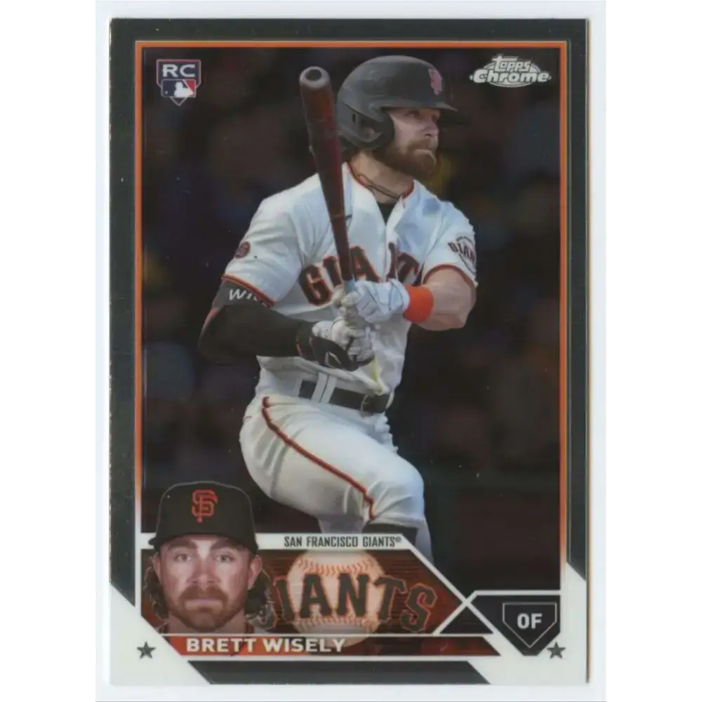 2023 Topps Chrome Update #USC214 Brett Wisely NM-MT RC Rookie San Francisco Giants Baseball Card - Baseball Card Single