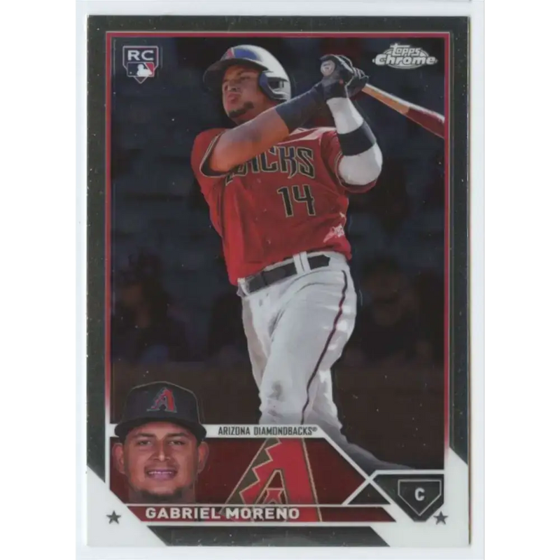 2023 Topps Chrome Update #USC36 Gabriel Moreno NM-MT RC Rookie Arizona Diamondbacks Baseball Card - Baseball Card Single