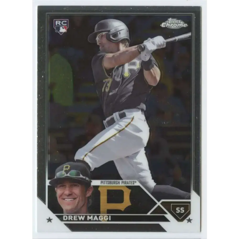 2023 Topps Chrome Update #USC41 Drew Maggi NM-MT RC Rookie Pittsburgh Pirates Baseball Card - Baseball Card Single