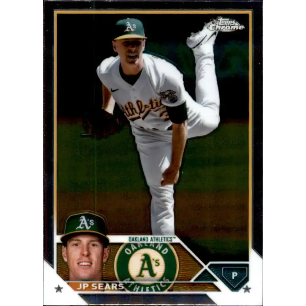 2023 Topps Chrome Update #USC42 JP Sears NM-MT Oakland Athletics Baseball Card - Baseball Card Single