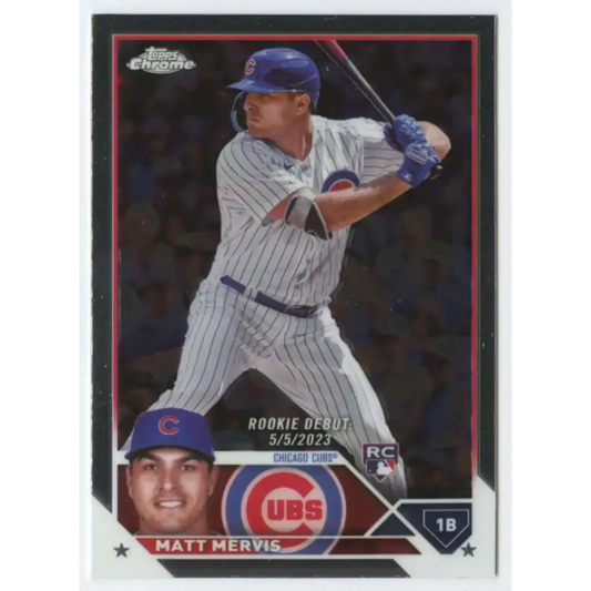 2023 Topps Chrome Update #USC44 Matt Mervis NM-MT Chicago Cubs Baseball Card - Baseball Card Single