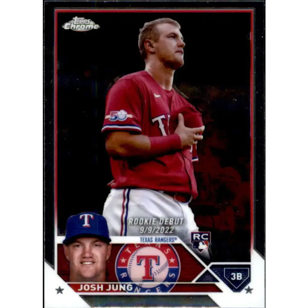2023 Topps Chrome Update #USC51 Josh Jung NM-MT Texas Rangers Baseball Card - Baseball Card Single