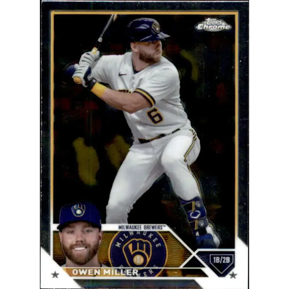 2023 Topps Chrome Update #USC53 Owen Miller NM-MT Milwaukee Brewers Baseball Card - Baseball Card Single