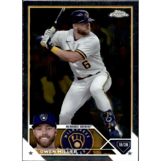 2023 Topps Chrome Update #USC53 Owen Miller NM-MT Milwaukee Brewers Baseball Card - Baseball Card Single