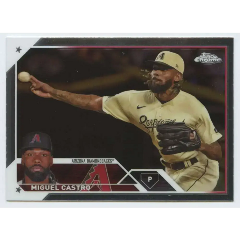 2023 Topps Chrome Update #USC57 Miguel Castro NM-MT Arizona Diamondbacks Baseball Card - Baseball Card Single