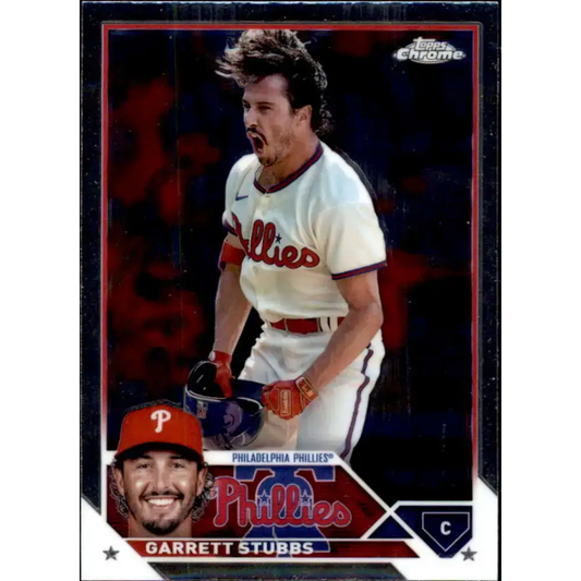 2023 Topps Chrome Update #USC59 Garrett Stubbs NM-MT Philadelphia Phillies Baseball Card - Baseball Card Single