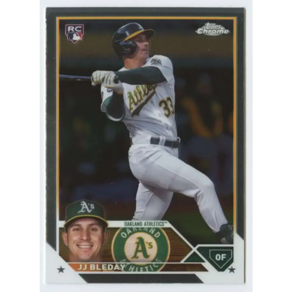 2023 Topps Chrome Update #USC60 JJ Bleday NM-MT RC Rookie Oakland Athletics Baseball Card - Baseball Card Single