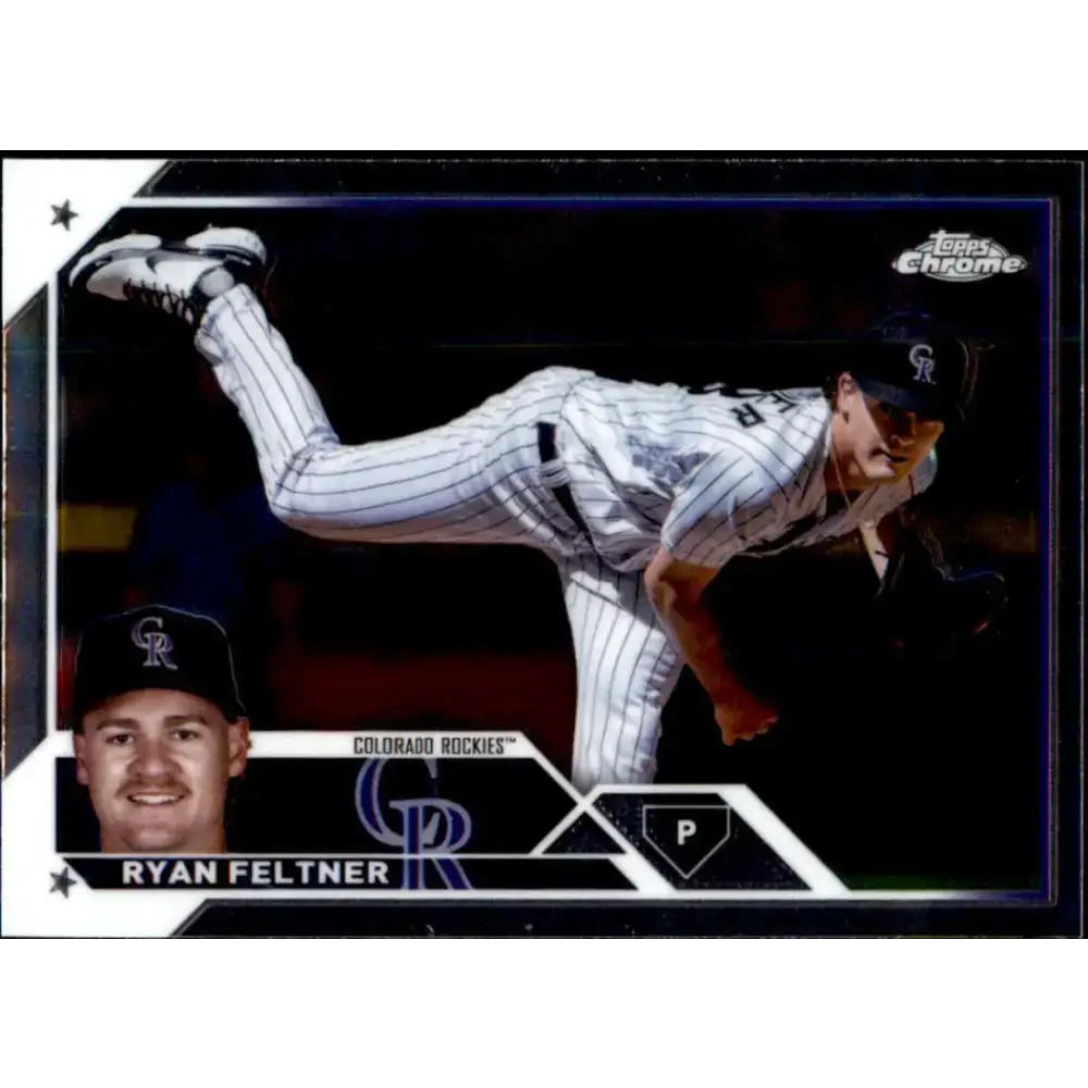 2023 Topps Chrome Update #USC66 Ryan Feltner NM-MT Colorado Rockies Baseball Card - Baseball Card Single