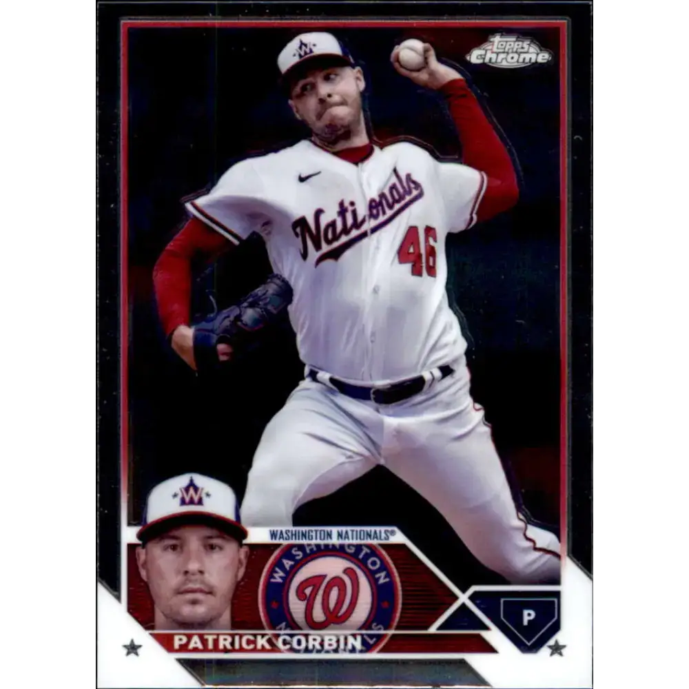 2023 Topps Chrome Update #USC70 Patrick Corbin NM-MT Washington Nationals Baseball Card - Baseball Card Single