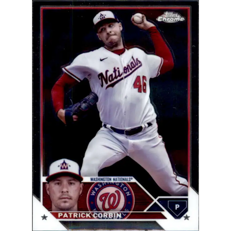 2023 Topps Chrome Update #USC70 Patrick Corbin NM-MT Washington Nationals Baseball Card - Baseball Card Single