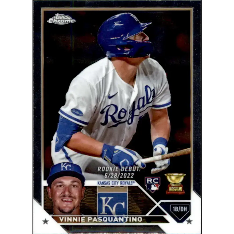 2023 Topps Chrome Update #USC85 Vinnie Pasquantino NM-MT Kansas City Royals Baseball Card - Baseball Card Single