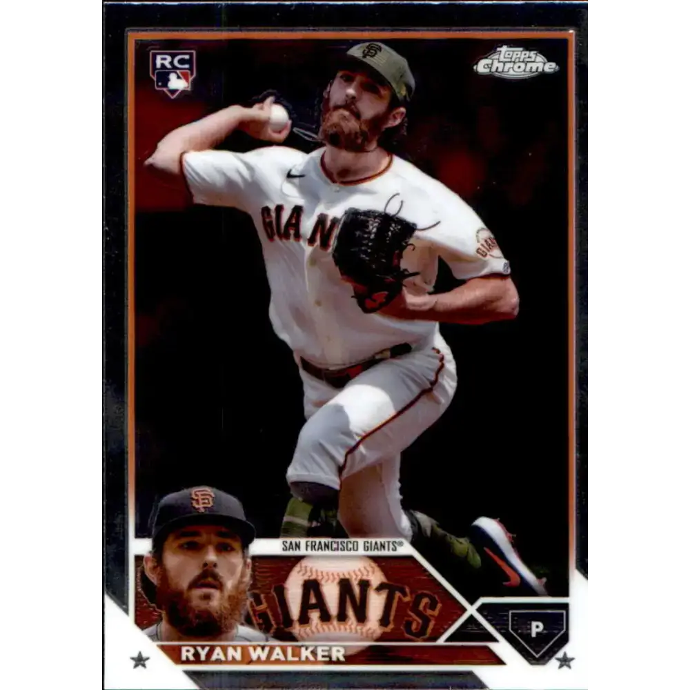 2023 Topps Chrome Update #USC9 Ryan Walker NM-MT RC Rookie San Francisco Giants Baseball Card - Baseball Card Single