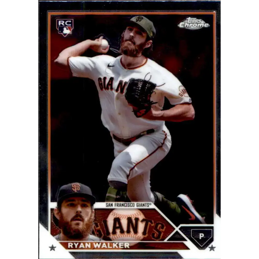 2023 Topps Chrome Update #USC9 Ryan Walker NM-MT RC Rookie San Francisco Giants Baseball Card - Baseball Card Single