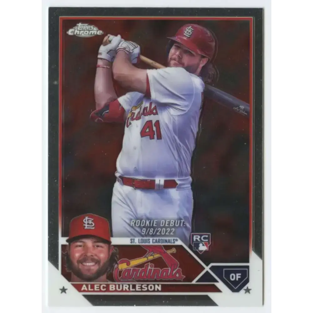 2023 Topps Chrome Update #USC90 Alec Burleson NM-MT St. Louis Cardinals Baseball Card - Baseball Card Single