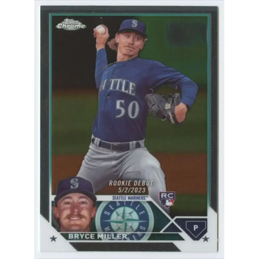2023 Topps Chrome Update #USC99 Bryce Miller NM-MT Seattle Mariners Baseball Card - Baseball Card Single
