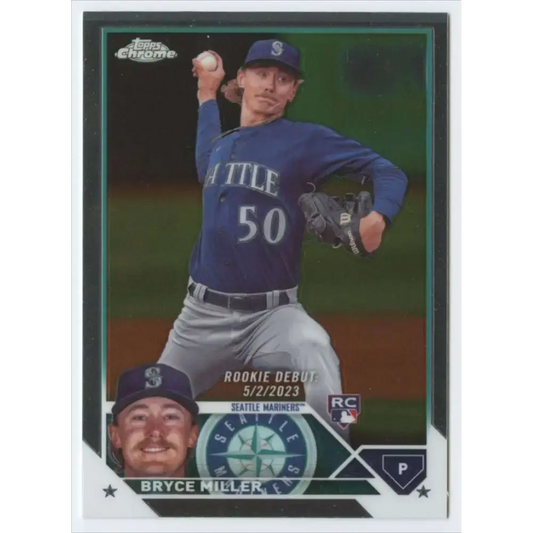 2023 Topps Chrome Update #USC99 Bryce Miller NM-MT Seattle Mariners Baseball Card - Baseball Card Single