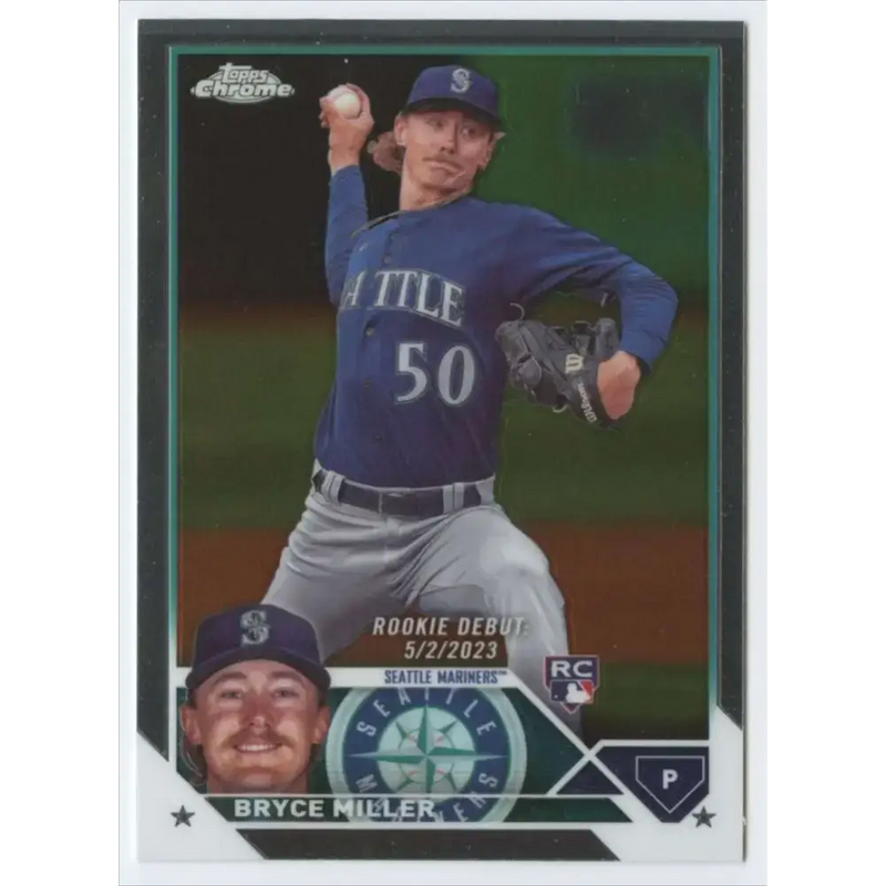 2023 Topps Chrome Update #USC99 Bryce Miller NM-MT Seattle Mariners Baseball Card - Baseball Card Single