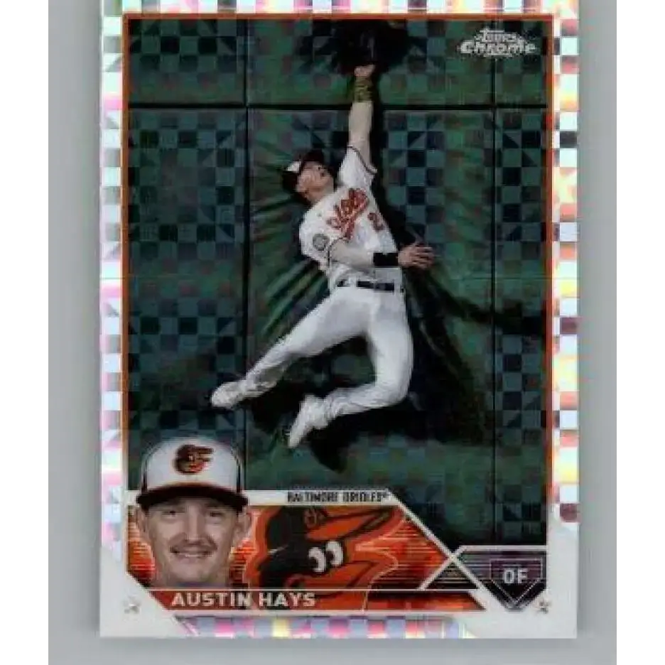 2023 Topps Chrome X-Fractor #120 Austin Hays NM-MT Baltimore Orioles Baseball Card - Baseball Card Single