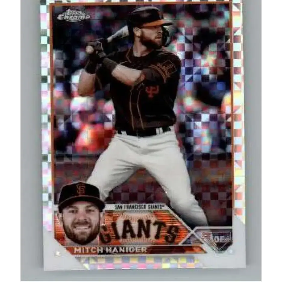 2023 Topps Chrome X-Fractor #122 Mitch Haniger NM-MT San Francisco Giants Baseball Card - Baseball Card Single