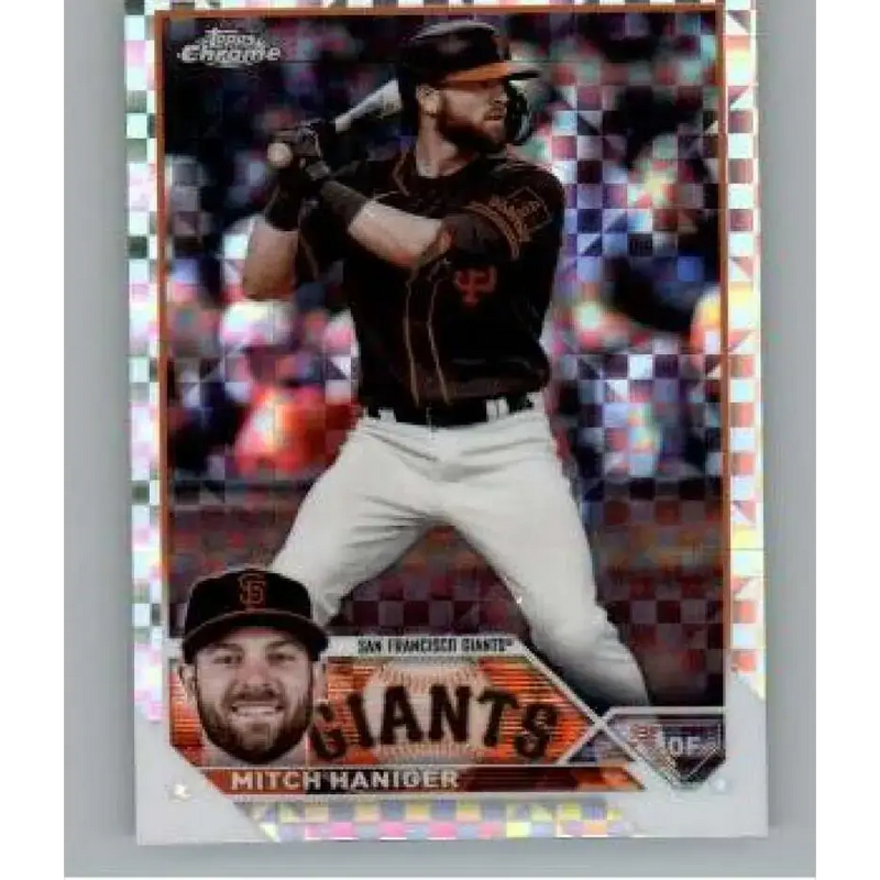 2023 Topps Chrome X-Fractor #122 Mitch Haniger NM-MT San Francisco Giants Baseball Card - Baseball Card Single