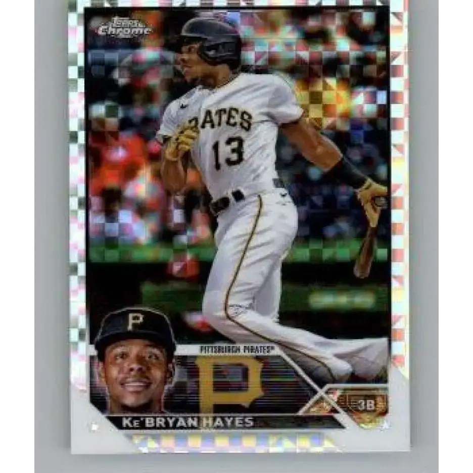 2023 Topps Chrome X-Fractor #137 Ke’Bryan Hayes NM-MT Pittsburgh Pirates Baseball Card - Baseball Card Single