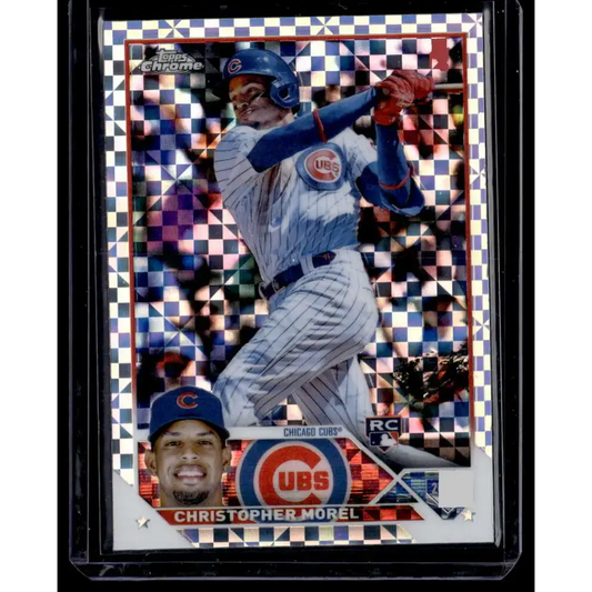 2023 Topps Chrome X-Fractor #198 Christopher Morel NM-MT RC Rookie Chicago Cubs Baseball Card - Baseball Card Single