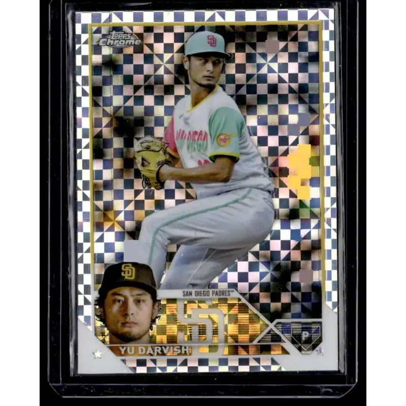 2023 Topps Chrome X-Fractor #26 Yu Darvish NM-MT San Diego Padres Baseball Card - Baseball Card Single
