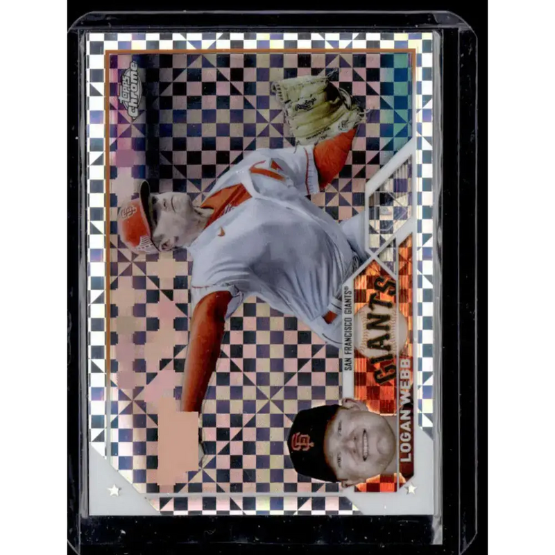 2023 Topps Chrome X-Fractor #32 Logan Webb NM-MT San Francisco Giants Baseball Card - Baseball Card Single