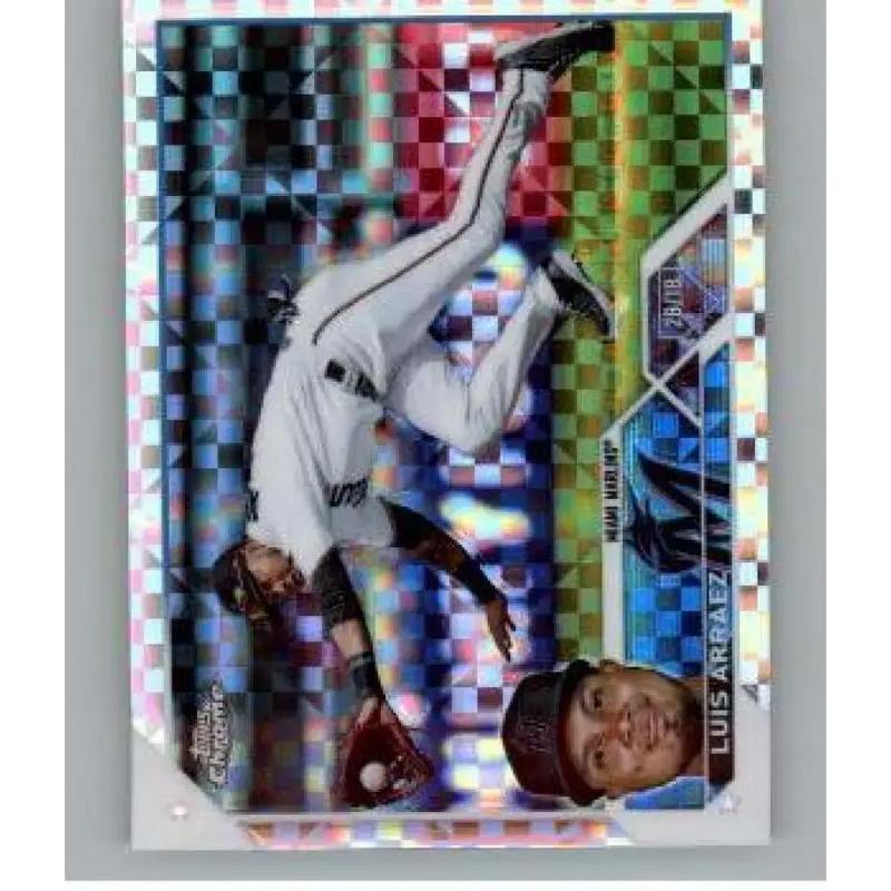 2023 Topps Chrome X-Fractor #47 Luis Arraez NM-MT Miami Marlins Baseball Card - Baseball Card Single