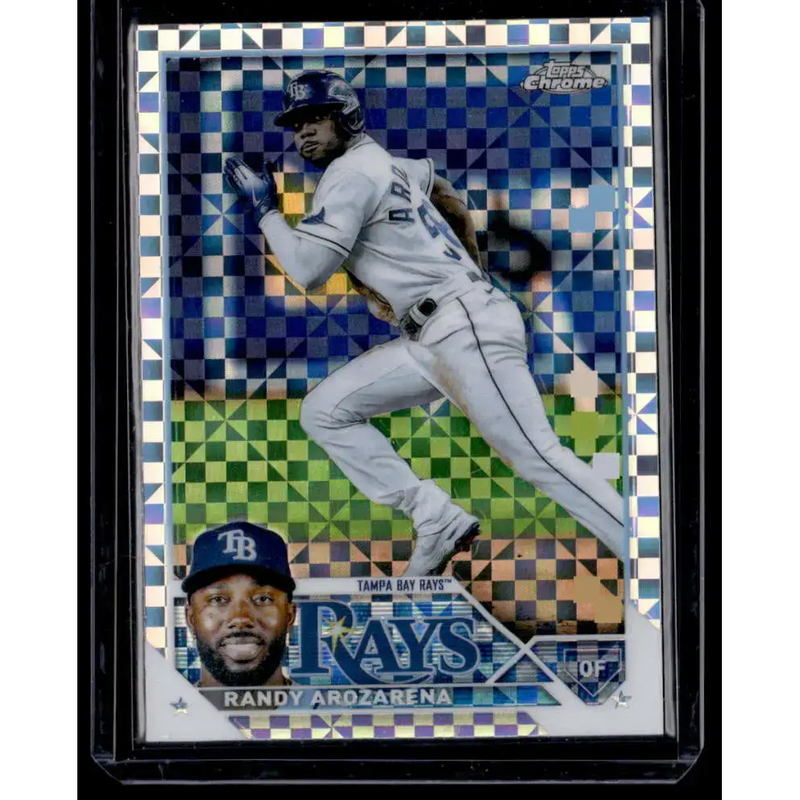 2023 Topps Chrome X-Fractor #59 Randy Arozarena NM-MT Tampa Bay Rays Baseball Card - Baseball Card Single