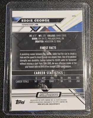 2023 Topps Composite #245 Eddie George - Football Card Single