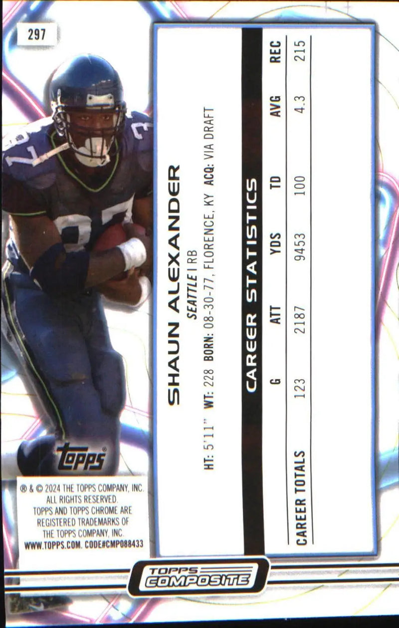 2023 Topps Composite #297 Shaun Alexander - Football Card Single