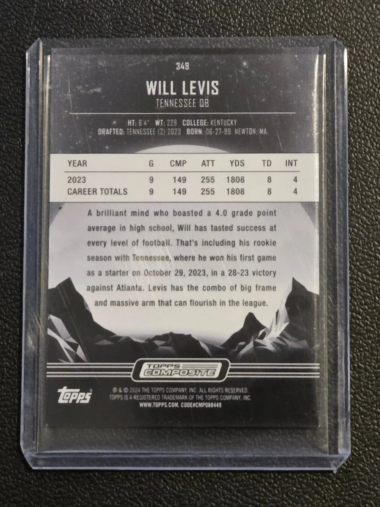 2023 Topps Composite #349 Will Levis - Football Card Single