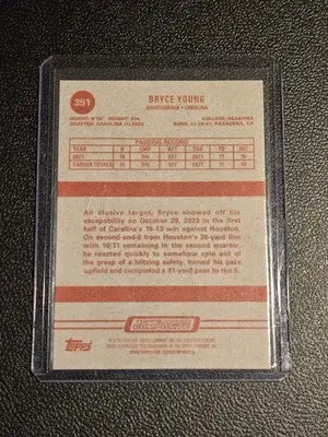 2023 Topps Composite #351 Bryce Young - Football Card Single