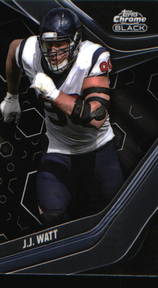 2023 Topps Composite Chrome Black #121 J.J. Watt - Football Card Single