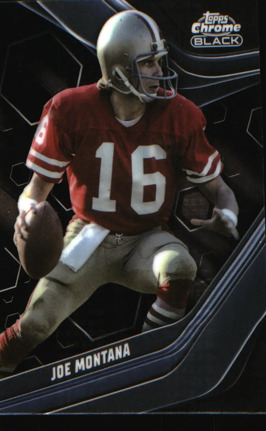 2023 Topps Composite Topps Chrome Black #145 Joe Montana - Football Card Single