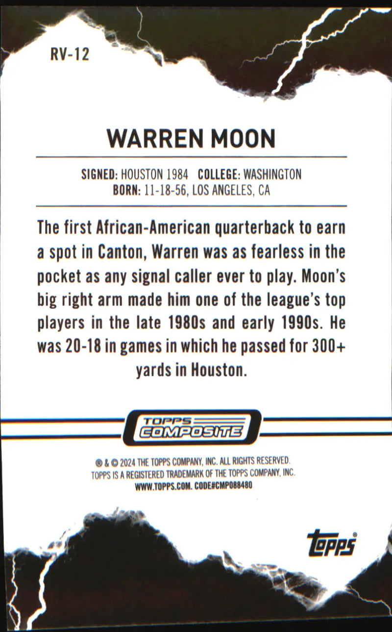 2023 Topps Composite Resurgence Voltaic #RV-12 Warren Moon