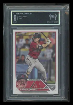 2023 Topps Corbin Carroll #401 RC Baseball Arena Club 9 - Baseball Card Single