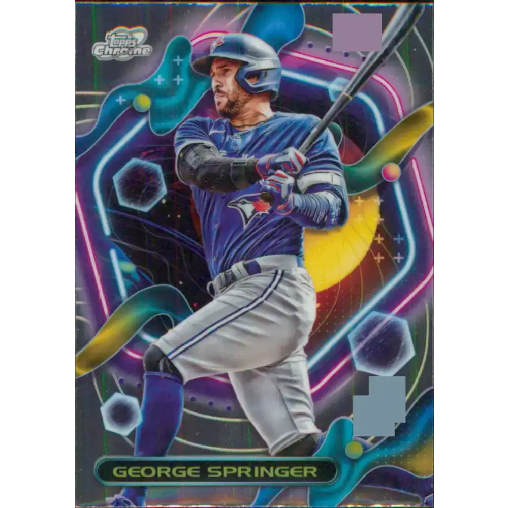 2023 Topps Cosmic Chrome #180 George Springer NM-MT Toronto Blue Jays Baseball Card - Baseball Card Single