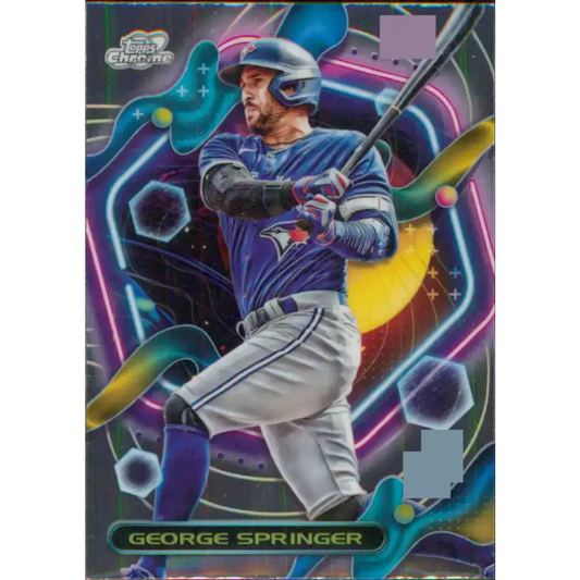 2023 Topps Cosmic Chrome #180 George Springer NM-MT Toronto Blue Jays Baseball Card - Baseball Card Single